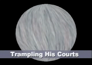 Trampling His Courts